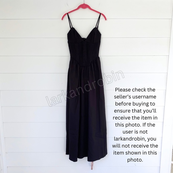 NEW House of CB Lova Dress Black XS - Picture 13 of 15